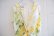 画像8: 70年代ホワイト×イエロー花柄カシュクールノースリーブシースルードレス