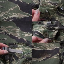 他の写真2: u.s. militaryブラック×カーキポケット付きタイガーカモフラージュパンツ