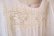 画像10: 60〜70年代ホワイト無地アイレットレースリボン付きスクエアネックワイドスリーブ五分袖ドレス