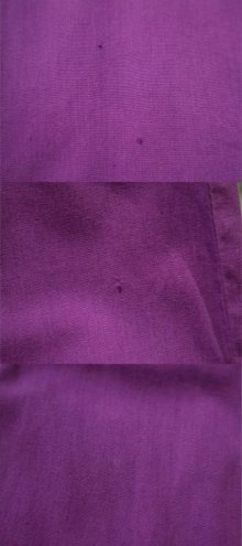 他の写真1: 60年代パープル×カラフルサンアントニーノ刺繍裾レース＆ポケット付き半袖メキシカンドレス