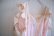画像10: 40〜50年代ベイビーピンク小花柄レース付きランジェリードレス