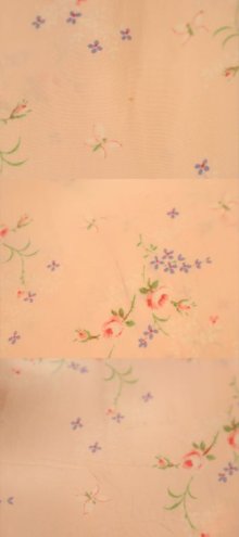 他の写真1: 40〜50年代ベイビーピンク小花柄レース付きランジェリードレス