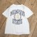 画像2: 80年代”Champion”ホワイト×グレー×ネイビーカレッジプリントクルーネック半袖Tシャツ (2)