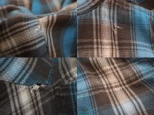 他の写真1: 60年代”BIG MAC”ブルー×ブラック×ホワイトチェック胸ポケット付き長袖シャツ