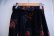画像6: 50〜60年代ブラック×レッドバラ柄ベルト＆ポケット付きベロアスカート (6)
