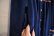 画像12: 70年代”GUNNE SAX”インディゴブルー×ピンク花柄レース付きスタンドカラー長袖デニムドレス (12)