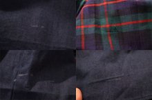 他の写真3: ブルー×レッド×グリーンチェック＆デニム切替ティアードロングスカート