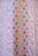 画像11: 60〜70年代ホワイト×ブルー×オレンジ花刺繍長袖キルティングドレス (11)