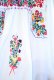 画像11: 60〜70年代ホワイト×カラフルサンアントニーノ刺繍半袖メキシカンロングドレス