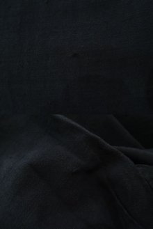 他の写真2: antique ブラック無地スリットネック七分袖リネンナイティドレス