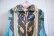 画像7: サックスブルー×イエローベージュクラゲ＆貝柄襟付きゴブラン織りベスト (7)