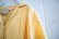 画像14: イエローミックスカラータックデザインポケット付きハーフボタン開襟半袖シルクドレス