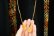 画像12: ブラック×オレンジ花刺繡タッセルリボン付きフレアスリーブ長袖カーディガン (12)