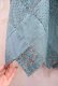画像9: ブルーグリーン×くすみピンク花柄ぎざぎざパッチワークフレアスカート (9)