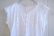 画像9: ホワイト花刺繍レース＆ポケット付きフロントボタンラウンドネックフレンチスリーブドレス