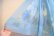 画像15: 50〜60年代ライトブルー×パステルピンク×ホワイトシースルー花柄サテンリボン付きボリュームスリーブ五分袖シフォンドレス