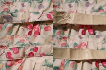他の写真3: made in USA ホワイト×ピンク×グリーンさくらんぼ＆蝶々柄ベルト付きフロントボタン半袖ドレス