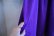 画像12: パープル×イエロー×カラフルグアテマラ刺繍ポケット付きスクエアネック半袖ドレス (12)