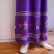 画像7: パープル×イエロー×カラフルグアテマラ刺繍ポケット付きスクエアネック半袖ドレス (7)