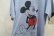 画像11: ライトブルー×ブラック×レッドミッキーマウスプリントクルーネック半袖リンガーTシャツ