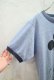 画像10: ライトブルー×ブラック×レッドミッキーマウスプリントクルーネック半袖リンガーTシャツ (10)