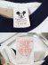 画像14: made in USA ホワイト×ネイビー×ブラックミッキーマウスプリントクルーネック半袖リンガーTシャツ (14)