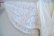 画像11: 70年代ホワイトレース切替ウエストリボン付きVネックフレアスリーブ半袖ロングドレス (11)
