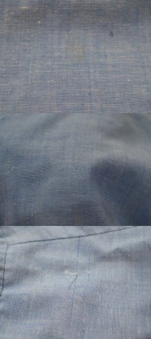 他の写真2: ”Sears”ライトブルー×カラフル木＆イルカ＆人刺繍胸ポケット付き半袖シャンブレーシャツ 
