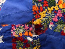 他の写真1: ブルー×カラフルサンアントニーノ刺繡半袖メキシカンドレス