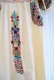 画像14: クリーム×カラフルサンアントニーノ刺繍半袖メキシカンドレス