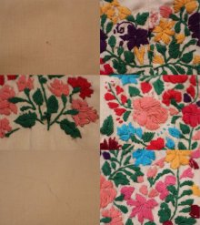 他の写真2: クリーム×カラフルサンアントニーノ刺繍半袖メキシカンドレス