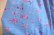 画像12: 60年代ブルー×ピンク人＆風景柄裾フリルロングスカート