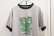 画像9: グレー×ブラック×グリーン虫＆英字ロゴプリントクルーネック半袖リンガーTシャツ
