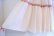 画像11: 70年代オフホワイト×サーモンピンク花刺繍カットワークデザインレース切替ティアードスカート