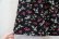 画像22: ブラック×ホワイト×ビビットピンク花柄クルーネックレーヨン半袖トップス＆スカートセットアップ