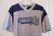 画像9: 73〜82年代"Champion"グレー×ネイビーカレッジプリントVネック半袖Tシャツ