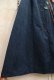 画像14: 70年代 インディゴブルー花刺繍＆花装飾フロントボタンデニムロングスカート