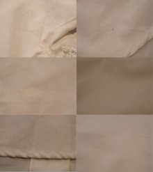 他の写真3: ホワイトお花刺繡レース切替スタンドカラー長袖シャツ