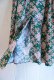 画像13: グリーン×ピンク×ホワイト花柄タックデザインフロントボタンスカート