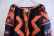 画像13: ブラック×オレンジレッド×イエローエスニック刺繡タッセルリボン付きスリットネックバルーンスリーブ長袖チュニック