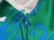 画像21: 60〜70年代ブルー×グリーン×ホワイトボタニカル柄ノースリーブハワイアンドレス