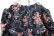 画像16: 90年代”JESSICA McCLINTOCK GUNNE SAX” ブラック×ダークパープル×くすみピンク花柄レース付きパフスリーブ長袖ドレス (16)