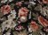 画像18: ブラック×くすみピンク×ホワイト花柄セーラーカラーバルーンスリーブ長袖シースルーブラウス (18)
