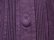 画像13: 70年代 パープル刺繍ピンタックデザインくるみボタン＆ポケット付きロングカフス長袖ロングドレス (13)