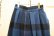画像8: ブルー×ブラックチェック柄タックデザインポケット付きスカート