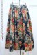 画像6: ”Ralph Lauren”ネイビー×ベージュ×グリーン花柄ポケット付きスカート