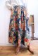 画像4: ”Ralph Lauren”ネイビー×ベージュ×グリーン花柄ポケット付きスカート