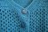 画像12: ターコイズブルー×パープル×くすみグリーンお花モチーフ編み切替ハーフボタン五分袖ドレス