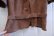 画像10: ブラウンカットワークデザインウエスト紐付き開襟半袖レザーシャツジャケット