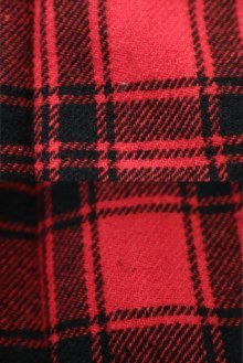 他の写真1: made in USA "PENDLETON"レッド×ブラックチェックプリーツウールスカート